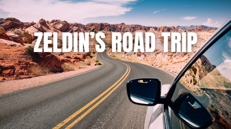 An image of a car and on a road trip