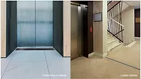 Elevator Drain An image of a proposed elevator drain