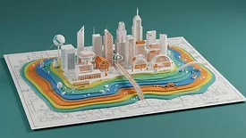 An image of a city planning graph