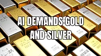 An image of gold and silver with words