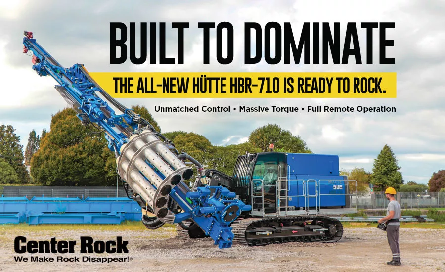 Hütte HBR-710 foundation drilling rig