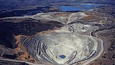 An image of a mining site