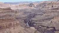 An image of the Colorado River going through the Grand Canyon