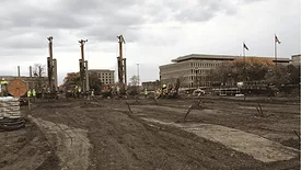 An image of a geothermal drill site