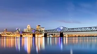 Ohio in the night An image of an Ohio bridge