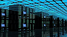 An image of a data center