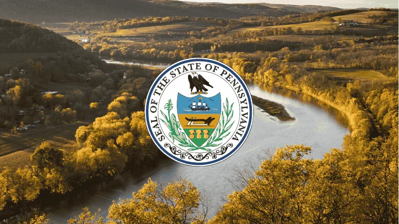 Image of a waterway in Pennsylvania