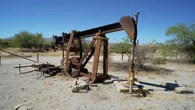 An old unused oil well