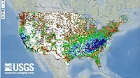 Map of USGS tool