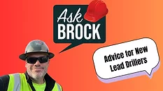 Brock Yordy has some advice for new drillers