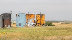 Abandoned oil wells