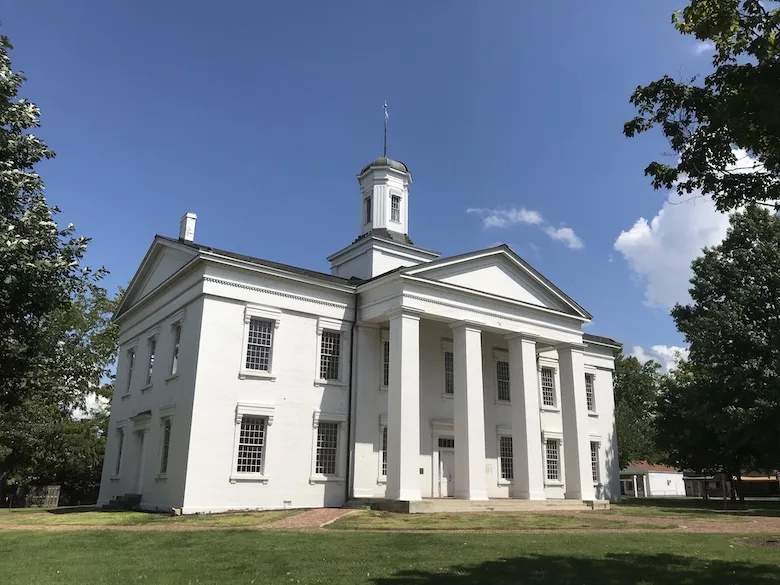 The Vandalia State House is the oldest surviving state house in Illinois. 