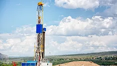 Fracking rig