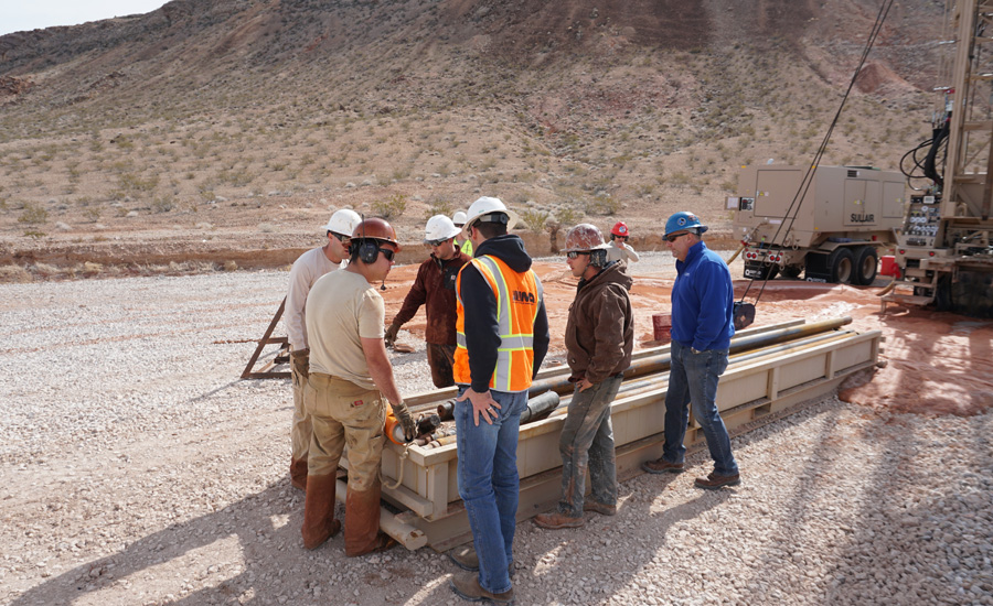 Drillers on a job site