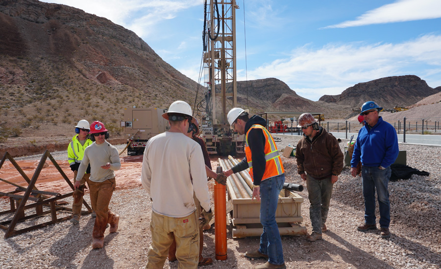 Drillers on a job site