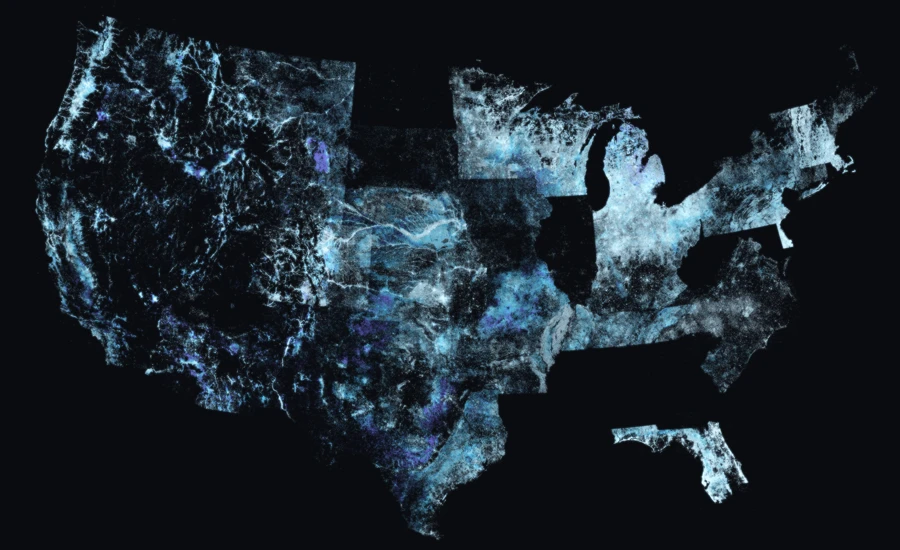 A map generated by DrillerDB