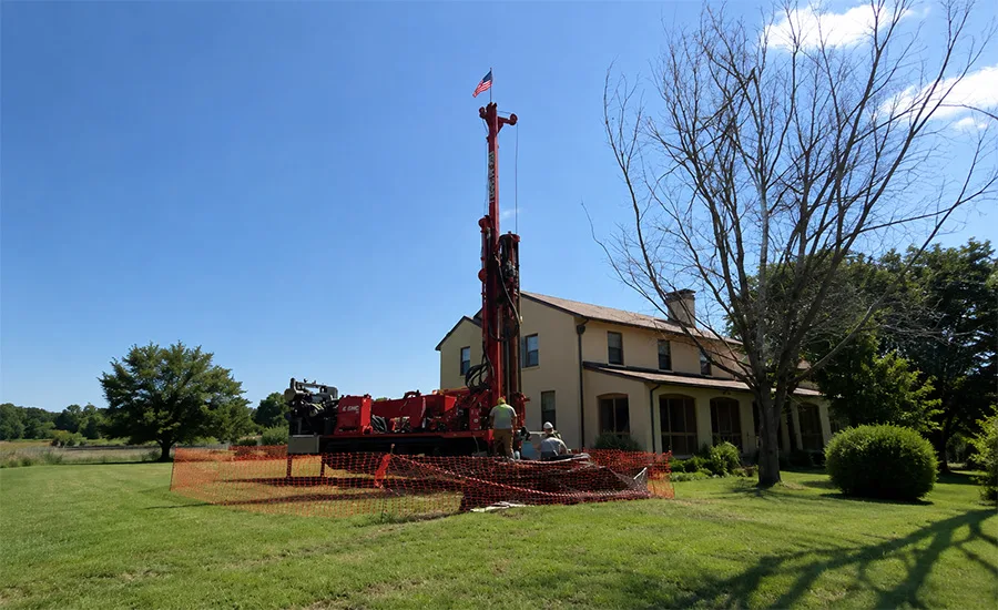 ClimateMaster installation in on-base housing