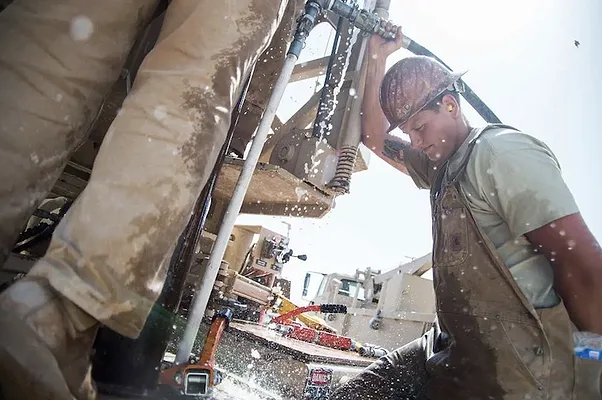 Drilling image Water well driller