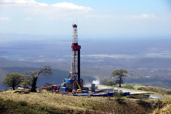 A geothermal plant in Costa Rica