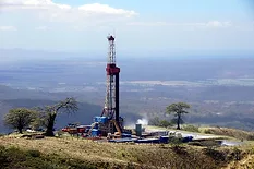 A geothermal plant in Costa Rica