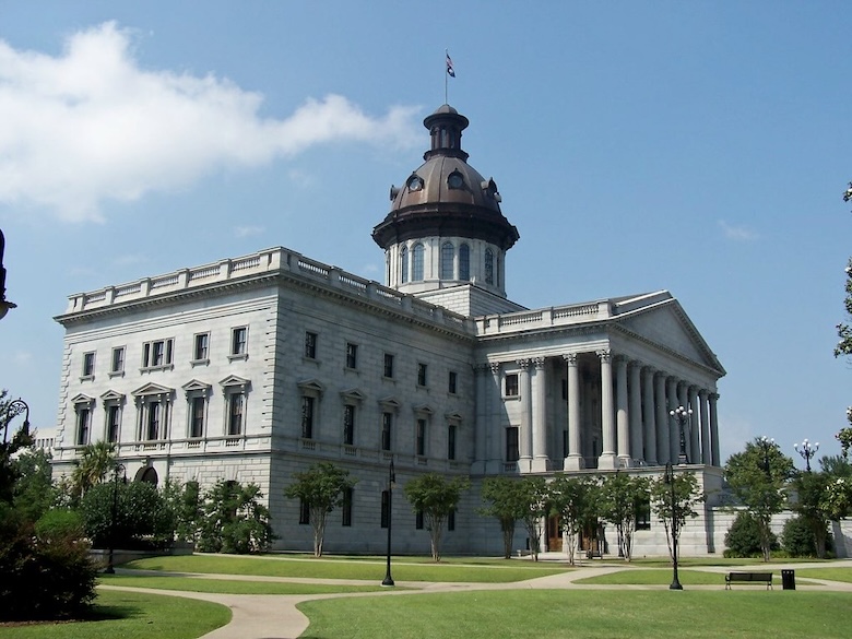 A view of the State House in South Carolina