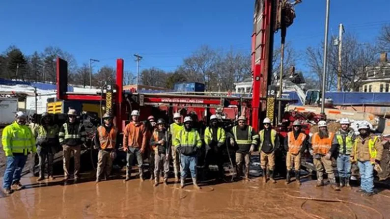 Geothermal drillers at Yale University