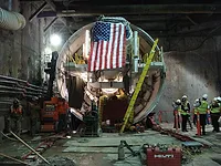 Boring a tunnel in the United States