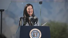 Deb Haaland The former Secretary of Interior and New Mexico gubernatorial candidat Deb Haaland