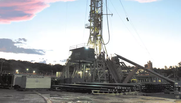 Tom Weller prefers pneumatic drilling for carrier-mounted top drive rigs doing surface work.