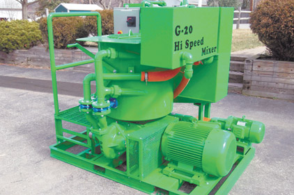 A colloidal mixer for geothermal applications.