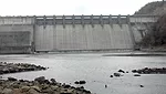 downstream side of Wolf Creek Dam