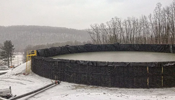 Portadam retention ponds