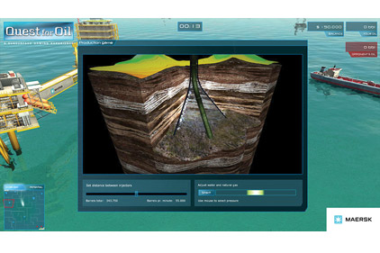Maersk creates online drilling game