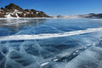 Floating ice insulates the water beneath it, helping prevent most large bodies of water from freezing solid. 