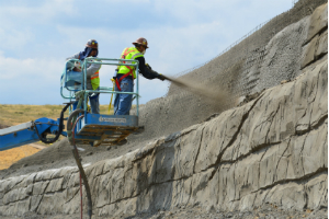 Hayward Baker soil nailing wall