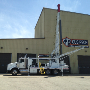 Gus Pech bucket irrigation rig