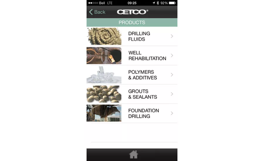 CETCO Drilling Mobile Phone Apps