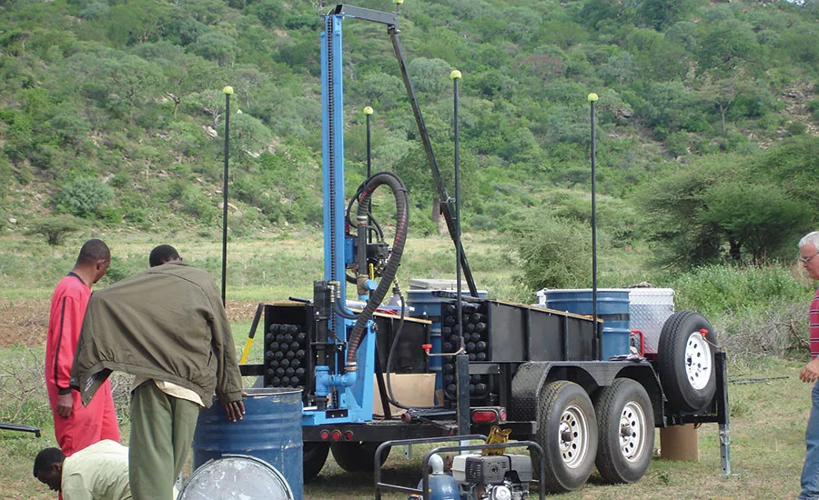 missionaries work with reliable rotary drill manufacturer