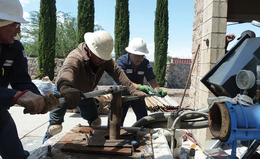 Municipal water well, Las Cruces, N.M.