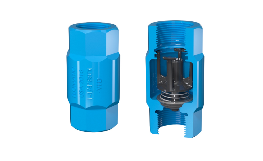 80DI VFD patented submersible pump check valve 
