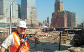 George Tamaro at World Trade Center ground zero