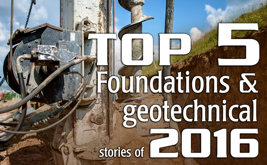 Top 5 Foundations Geotech 2016
