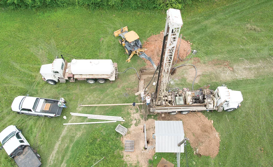 well at Kendleton Farms campus