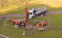 drilling in park