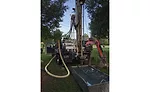 rig on residential jobsite