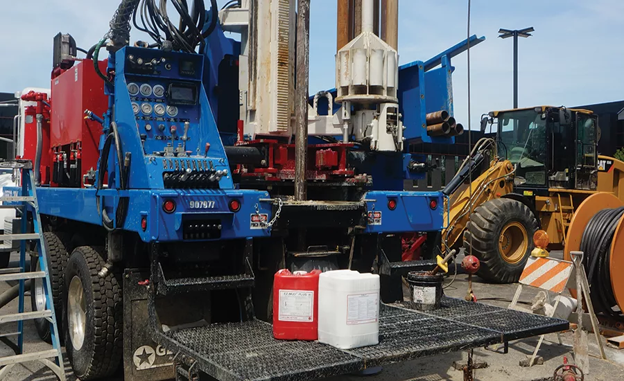 drilling a well