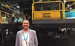 Atlas Copco president with Pit Viper rig