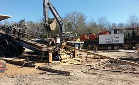 drilling underneath wetland