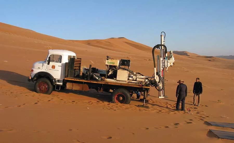 drilling project in Namibia