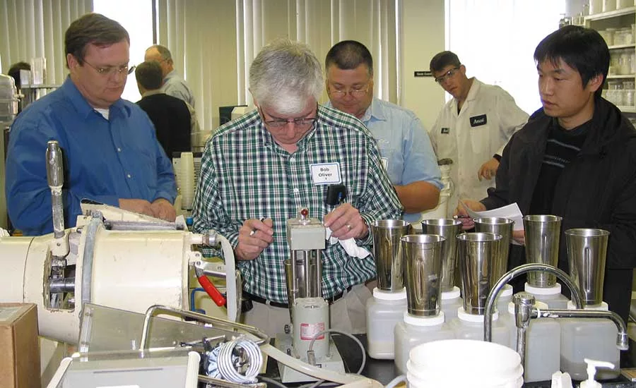 Bob Oliver teaching in classroom